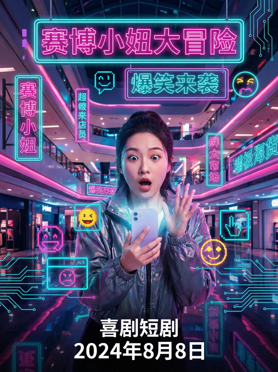 慈禧的秘密生活高清完整 搞笑喜剧短剧 - 赛博小妞大冒险海报